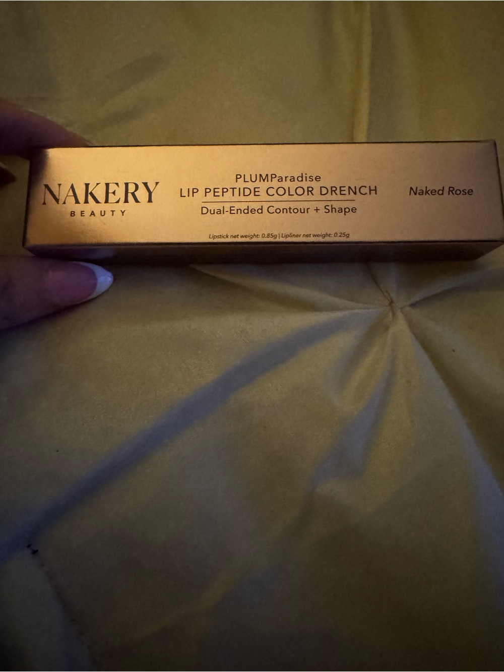 Nakery Beauty PLUMParadise Lip Peptide Color Drench - Naked Rose (Pink)